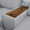 Ver imagem 6 de Sofá Decorativo Automatizado Shogun 252cm Reclinável 6 Posições Retrátil C/console Central Entrada U