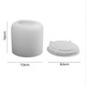 Molde Silicone Pote Modelo 6 Resina Gesso 11,1cm X 6,5cm - 2