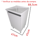 Ver imagem 3 de Tanque 26 Litros Plástico com Gabinete Mdf para Torneira de Bancada