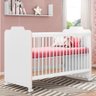 Berço Ternura Selo Inmetro Quarto Infantil Branco Rosê - 3