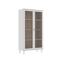 Ver imagem 2 de Estante Para Livros Ditália 2 Portas Vidro E-957