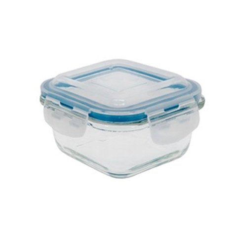 Pote Hermético Quadrado com Tampa - 520Ml