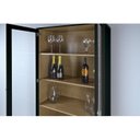 Ver imagem 4 de Cristaleira Estante para Livros 2 Portas Vidro e-957 Preto