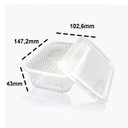 Ver imagem 2 de Conjunto Potes Marmita 24 Unidades 250ml Freezer Microondas: Transparente