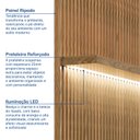 Ver imagem 3 de Rack com Painel Ripado para TV até 75” 181cm com Prateleira com LED Cronos CabeCasa MadeiraOriginals