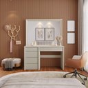 Ver imagem 3 de Camarim Prime com LED 5 Gavetas - Mavaular Off White
