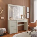Ver imagem 5 de Camarim Prime com LED 5 Gavetas - Mavaular Off White
