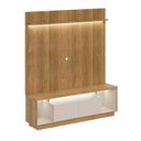 Ver imagem 2 de Rack com Painel para TV até 75 Polegadas Ripado LED Marrom 204x181cm Cronos CabeCasa MadeiraOriginals