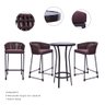 CONJUNTO PARA ÁREA COM 03 BANQUETAS ANGRA E 01 BISTRO DUBAI - 1