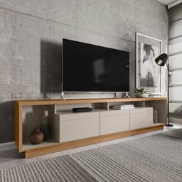 Rack para TV até 75 Polegadas 3 Portas 218cm Cronos CabeCasa MadeiraMadeira - 1