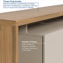 Ver imagem 3 de Rack para TV até 75 Polegadas 3 Portas 218cm Cronos CabeCasa MadeiraOriginals