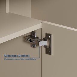 Rack para TV até 75 Polegadas 3 Portas 218cm Cronos CabeCasa MadeiraMadeira - 4