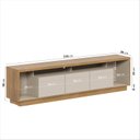 Ver imagem 2 de Rack para TV até 75 Polegadas 3 Portas 218cm Cronos CabeCasa MadeiraOriginals