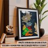 Mapa Serie Game Of Thrones Decoração Filmes para Quarto Tema - 3