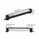 Ver imagem 2 de Luminária Led Difusa Preta P/trilho 20w 4000k Bivolt 34cm Delis