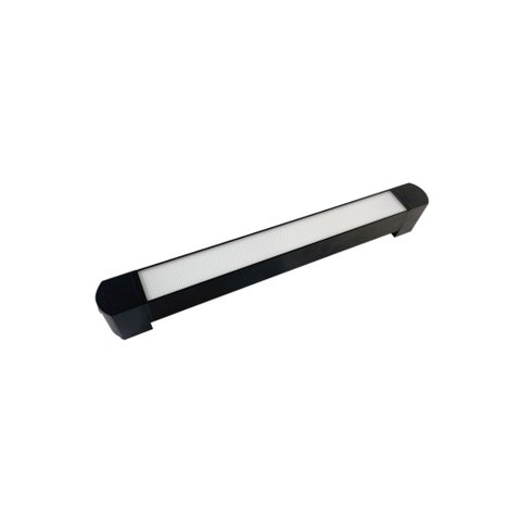 Luminária Led Difusa Preta P/trilho 20w 4000k Bivolt 34cm Delis