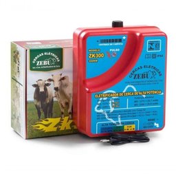Eletrificador Rural Cerca Elétrica Zebu Zk300 21,45 Joules 300km Voltagem 110v - 2