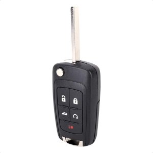 Chave Canivete para Carro com Alarme com 4 Botões Chevrolet