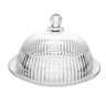 Queijeira Cristal Tampa Trabalhada Porta Frios Queijo Boleira Pequena Mesa Posta Luxo 20cm - 5