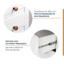 Ver imagem 5 de Balcão 4 Gavetas 40cm sem Tampo Arizona CabeCasa MadeiraOriginals Branco