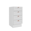 Ver imagem 2 de Balcão 4 Gavetas 40cm sem Tampo Arizona CabeCasa MadeiraOriginals