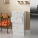 Ver imagem 4 de Balcão 4 Gavetas 40cm sem Tampo Arizona CabeCasa MadeiraOriginals