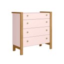 Ver imagem 1 de Comoda Flora 5135 Quarto Infantil 4 Gavetas