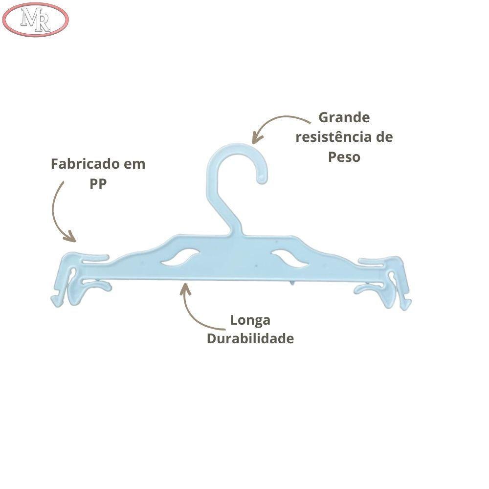 Kit 200un. Cabide para Lingerrie Pp Branco - 2