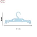 Ver imagem 4 de Kit 200un. Cabide para Lingerrie Pp Branco