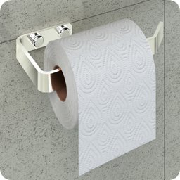 Suporte Porta Papel Higiênico De Parede Cromado Plus - 1