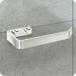 Suporte Porta Papel Higiênico De Parede Cromado Plus - 2