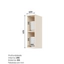 Ver imagem 3 de Armário Aéreo Nicho 20cm 100% MDF Aurora