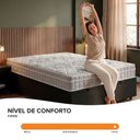 Ver imagem 7 de Cama Box Baú Casal Preto + Colchão Espuma D33 Zidi Hanover Orthopedic 138x188x66cm
