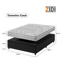 Ver imagem 5 de Cama Box Baú Casal Preto + Colchão Espuma D33 Zidi Hanover Orthopedic 138x188x66cm