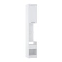 Ver imagem 1 de Mesa Cabeceira Criado Alto Roupeiro Modulado Alpes 1 Porta 1 Gaveta - Módulo Alpes - Luciane:branco