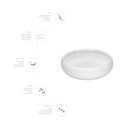 Ver mais imagens de Cuba de Apoio Redonda 35,5x14cm Barocco 