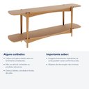 Ver imagem 6 de Aparador Leona - Largura: 200 cm - Cor: Natural