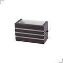 Ver imagem 1 de Arandela Frisada de 15 Cm com Lâmpada de 5w:marrom/6500k