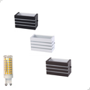 Ver imagem 5 de Arandela Frisada de 15 Cm com Lâmpada de 5w:marrom/6500k