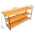 Ver imagem 4 de Sapateira Banco Industrial Carvalho e Preto