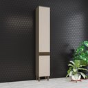 Ver imagem 1 de Paneleiro 2 Portas 35cm 100% MDF Aurora Cinza/Duna/Cristal