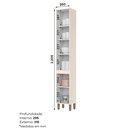 Ver imagem 3 de Paneleiro 2 Portas 35cm 100% MDF Aurora