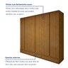 Guarda Roupa Casal 6 Portas com 9 Gavetas 100% MDF Urbano - 13