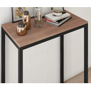 Ver imagem 3 de Aparador para Sala Estilo Industrial 110cm Aurora Barona/Preto - New Haus