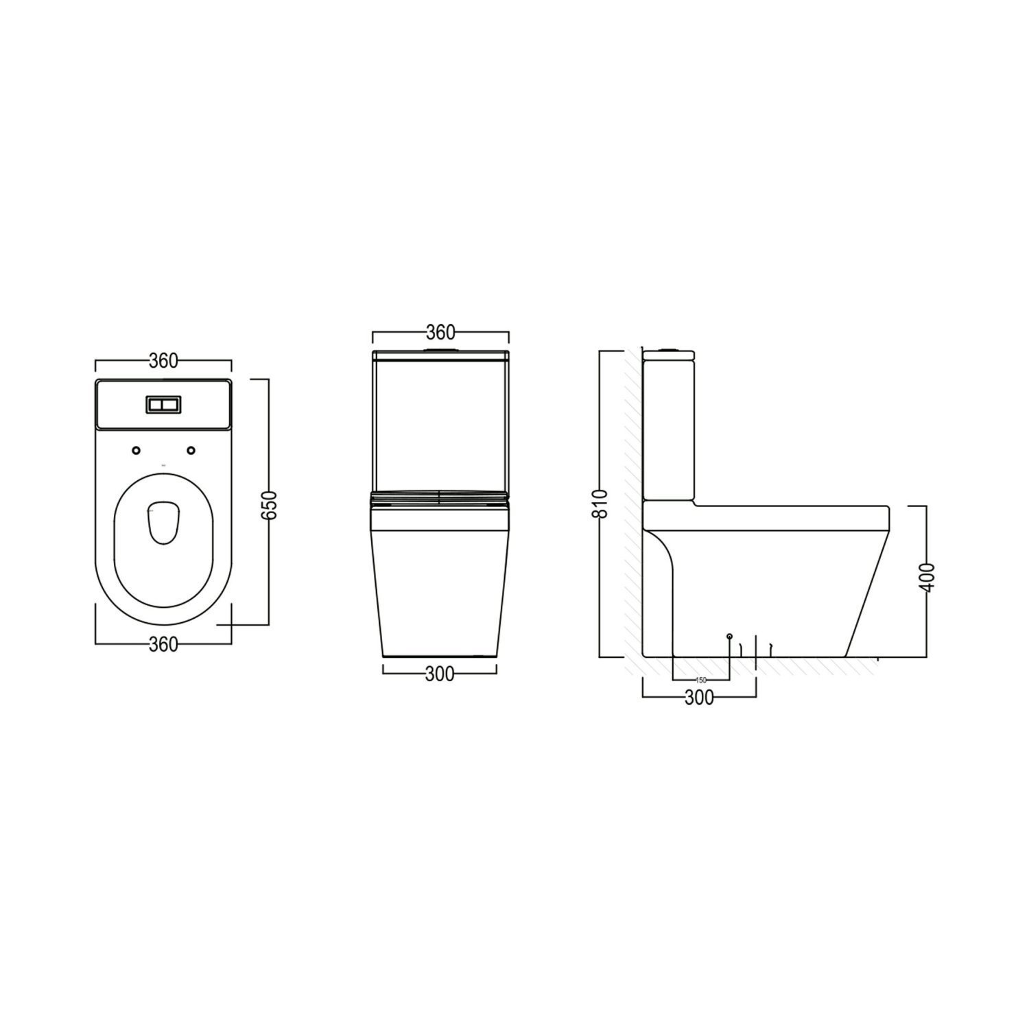 Kit Vaso Sanitário com Caixa Acoplada e Assento Soft Close Vulcano  - 8