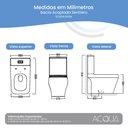 Ver imagem 4 de Vaso Sanitário com Caixa Acoplada  Sentiero Premium Acqua