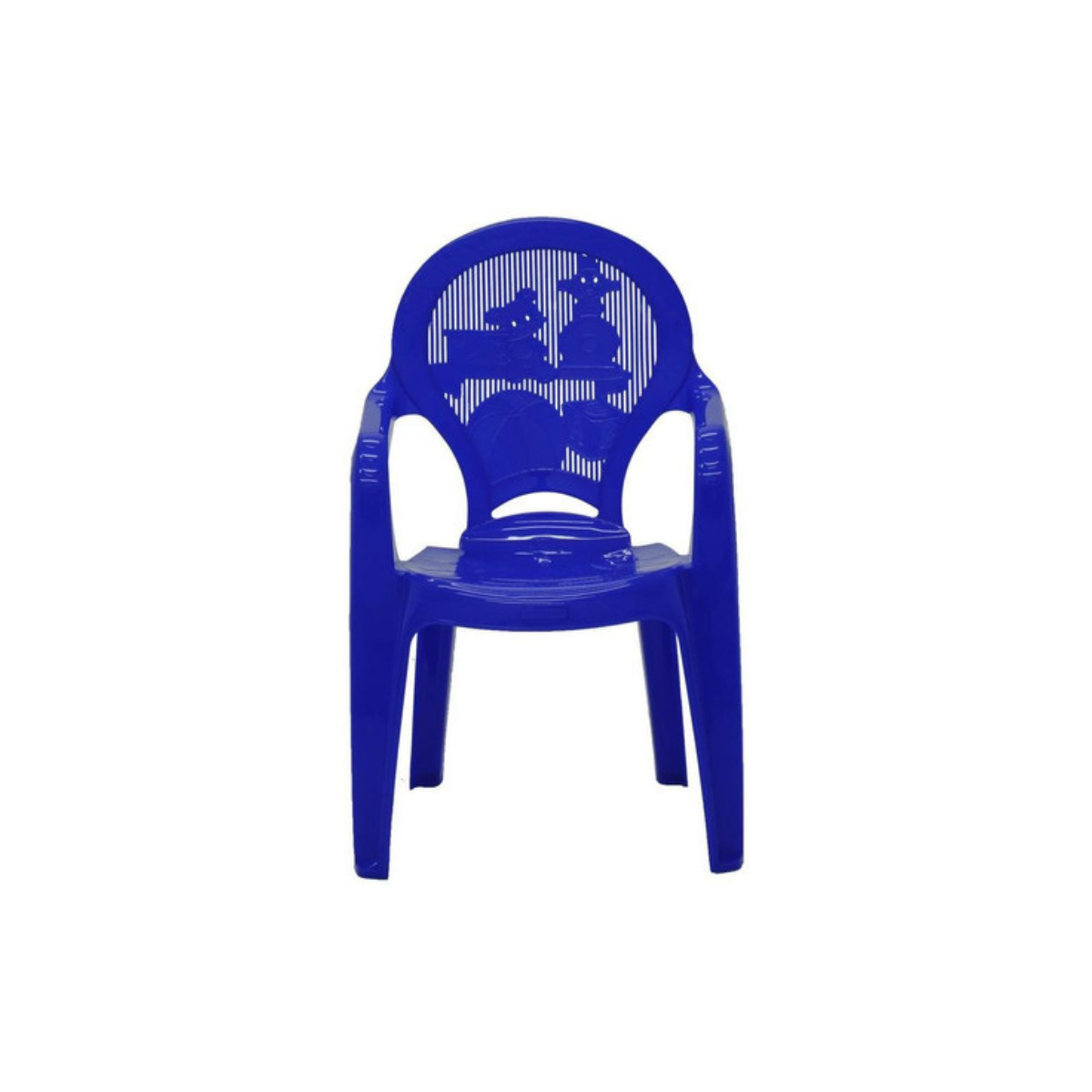 Kit Poltronas Infantil + Mesa Infantil Plastica Azul Tramontina - 5