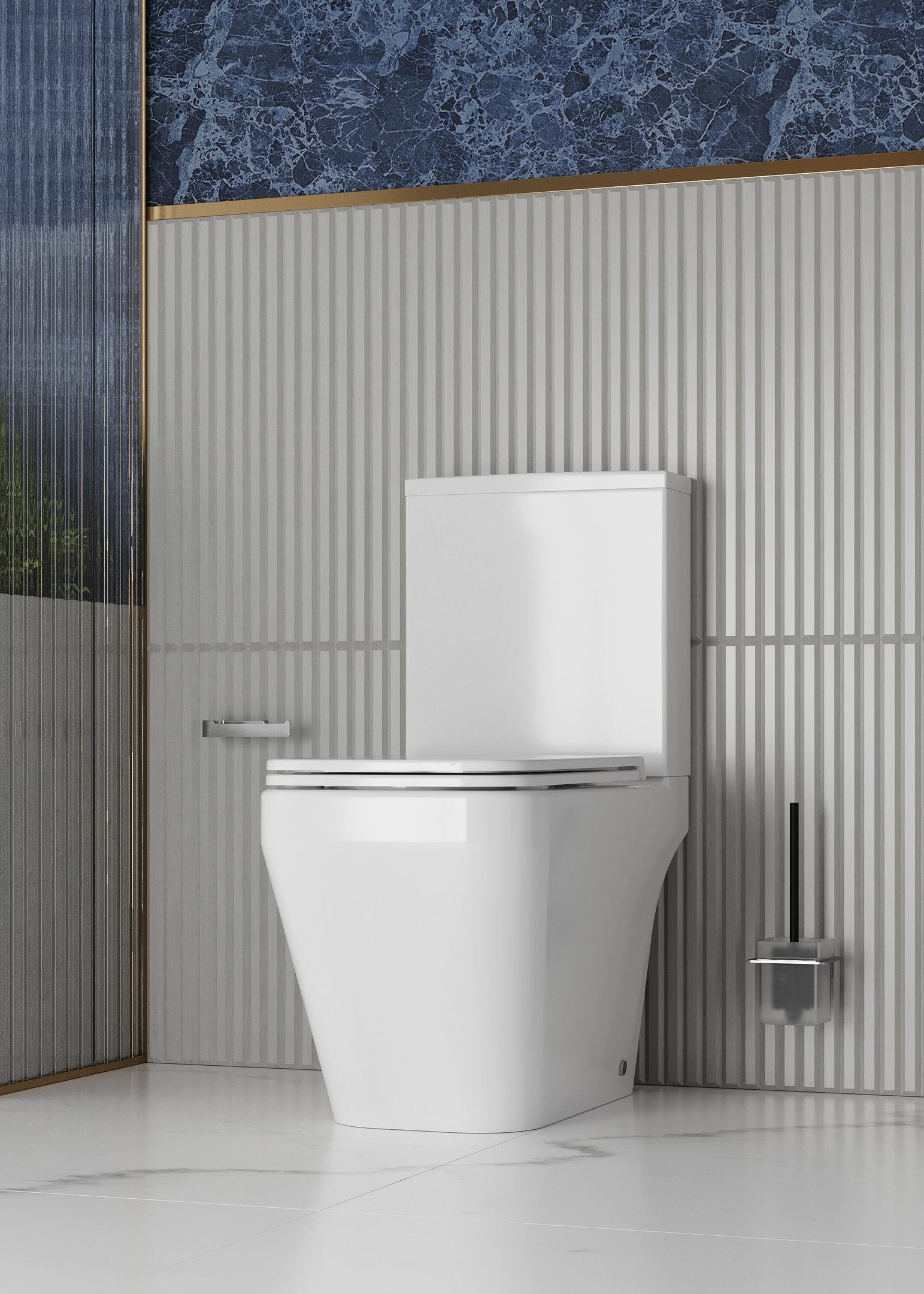 Kit Vaso Sanitário com Caixa Acoplada e Assento Soft Close Catena  - 10