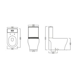 Kit Vaso Sanitário com Caixa Acoplada e Assento Soft Close Barroco Acqua Brasil - 7