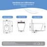 Vaso Sanitário Convencional  Sentiero Premium Acqua - 9